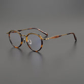 Cho Vintage Round Glasses Frame Round Frames Southood Bronze Leopard
